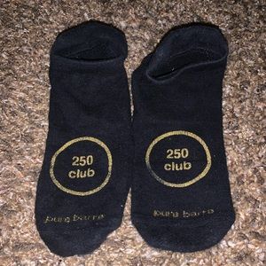 Pure Barre Gold 250 Club Socks 5 for $25